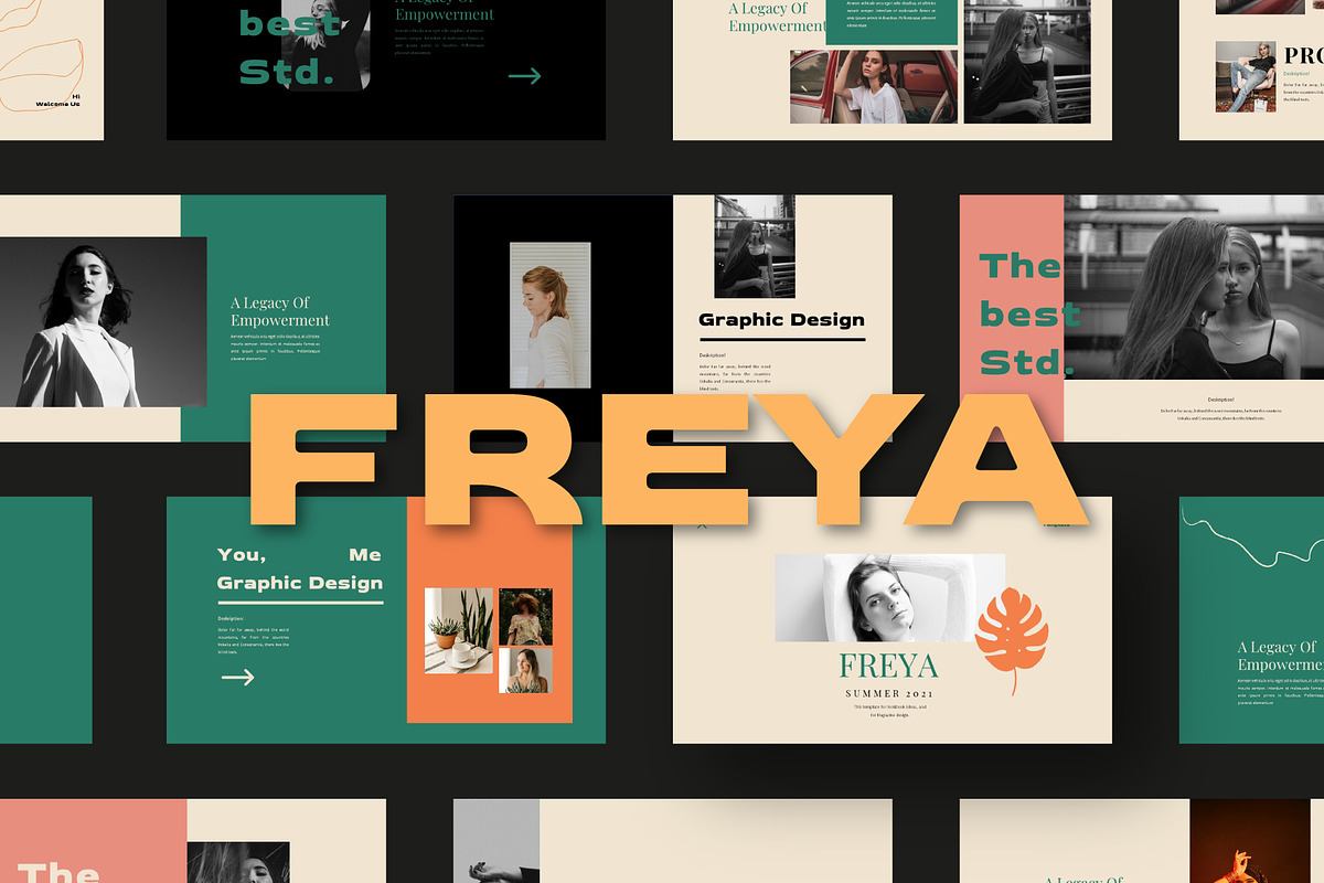 Freya Powerpoint Template, a Presentation Template by Yo Slide