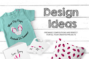 Girlie Doodles Design Set, a Decorative Illustration by Maggie Stilwell Design (Thumbnail 5 of 7)