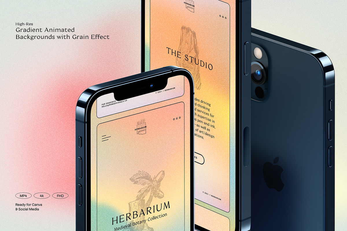 IRID - Animated Gradients Background, a Social Media Template by Sparrow & Snow (Photo 15 of 19)