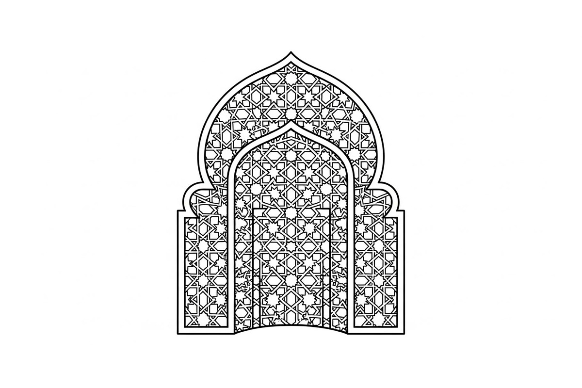 Islamic Arch Window Mandala Bundle, an Illustration by Artivon (Photo 40 of 45)