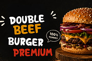 Heckybrave - Burger Display Font, a Handwritten Font by productype1 (Thumbnail 2 of 11)