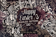 Happy Easter Graphics Patterns, a Pattern Graphic by BALABOLKA (Thumbnail 1 of 6)