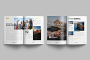 Travel Magazine Template Layout, a Magazine Template by NorthPeak (Thumbnail 9 of 13)