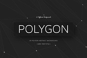 Polygon BGs Dark | Point Style V0l1, a Wallpaper Graphic by BIBIART (Thumbnail 1 of 7)