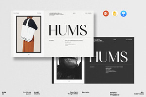 Hums Brand Proposal Template, a Presentation Template by Aura Agency