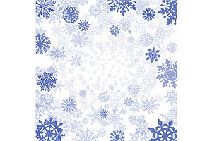 Christmas Snowflake Background