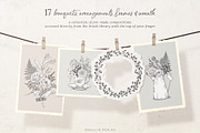 Floral Procreate Brushes and Stamps, a Brush Add-On by Sophia J Caldwell (Thumbnail 17 of 18)