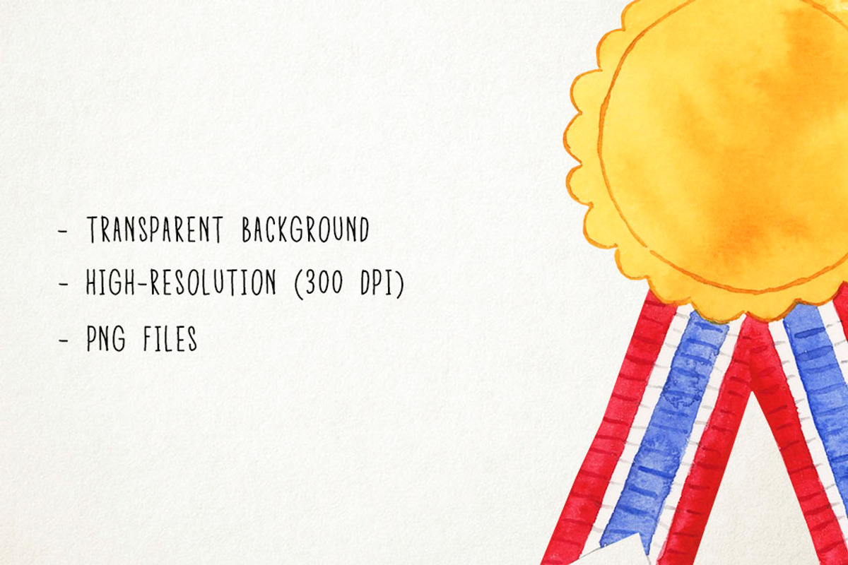 Watercolor Graduation Clipart, an Education Illustration by Paulaparaula (Photo 3 of 4)