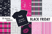 Black Friday Pattern, a Pattern Graphic by GlamArtZhanna (Thumbnail 1 of 3)