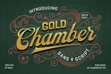 Gold Chamber – Vintage Script