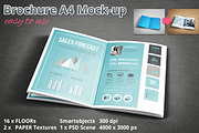 Brochure A4 Mockup, a Print Template by MockUps Gallery (Thumbnail 1 of 4)