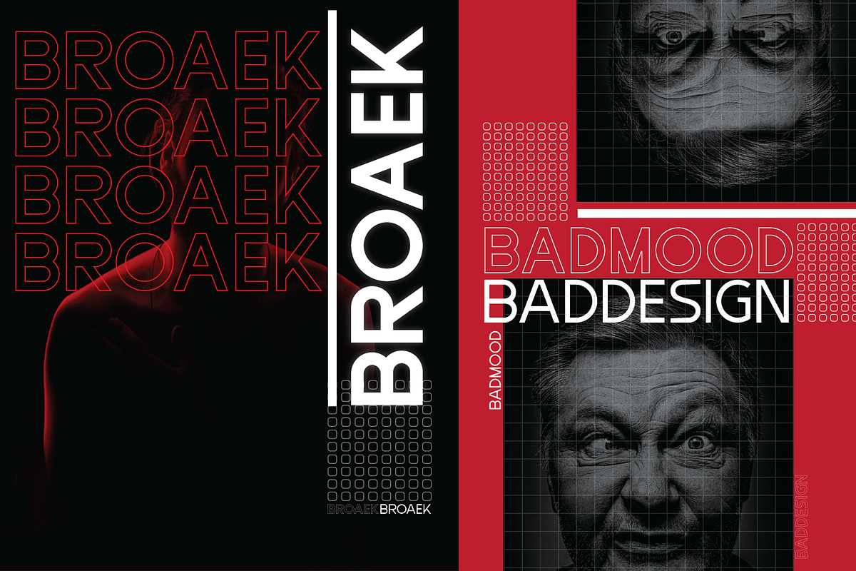 Broaek, a Sans Serif Font by Linecreative (Photo 6 of 9)