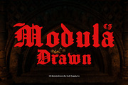 CS Modula Drawn, a Blackletter Font by Craft Supply Co. (Thumbnail 1 of 8)