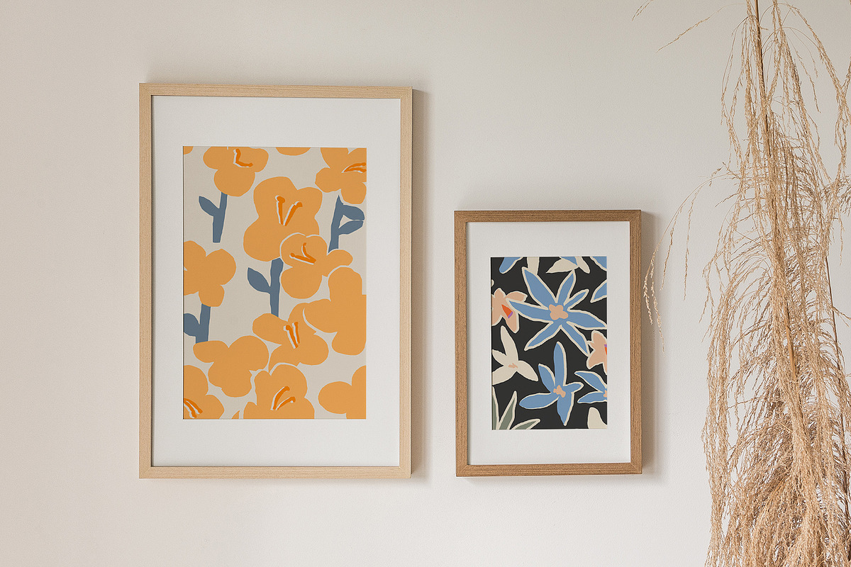 Flower Power pattern set, a Pattern Graphic by Nicetoseeya (Photo 7 of 11)