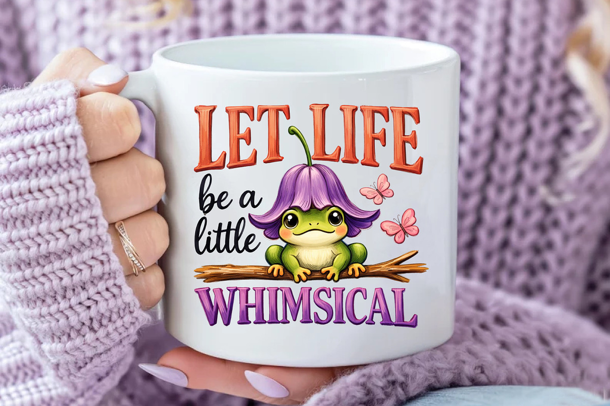 Spring Quote Frog png, an Illustration by Designworld (Photo 3 of 5)