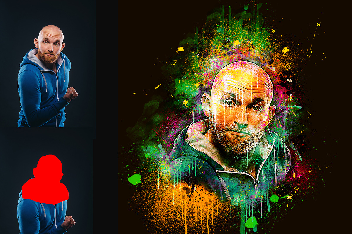 Abstract Painting Action 2, an Action Add-On by MRI STUDIO (Photo 3 of 10)