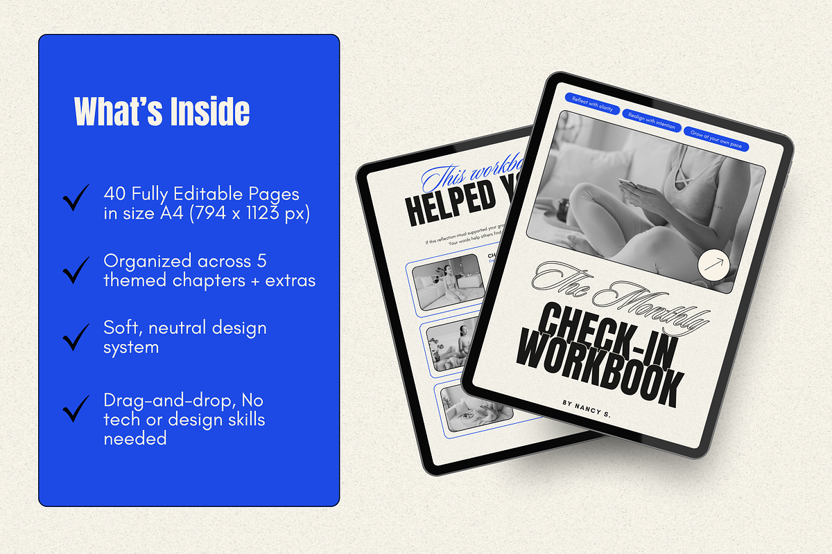Coach Workbook Template in CANVA preview 2