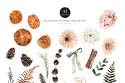 Watercolor flower - Winter Bohemian, an Illustration by Beigetime (Thumbnail 3 of 13)