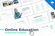 Online Education Keynote Template, a Presentation Template by HiSlide.io (Thumbnail 1 of 7)