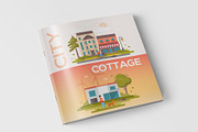 Peaceful landscapes with cottages, a Person Illustration by Boyko Pictures (Thumbnail 6 of 11)