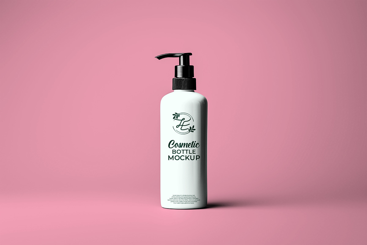 Cosmetic Bottle Mockup, a Packaging Mockup by Viswal Studio (Photo 3 of 3)