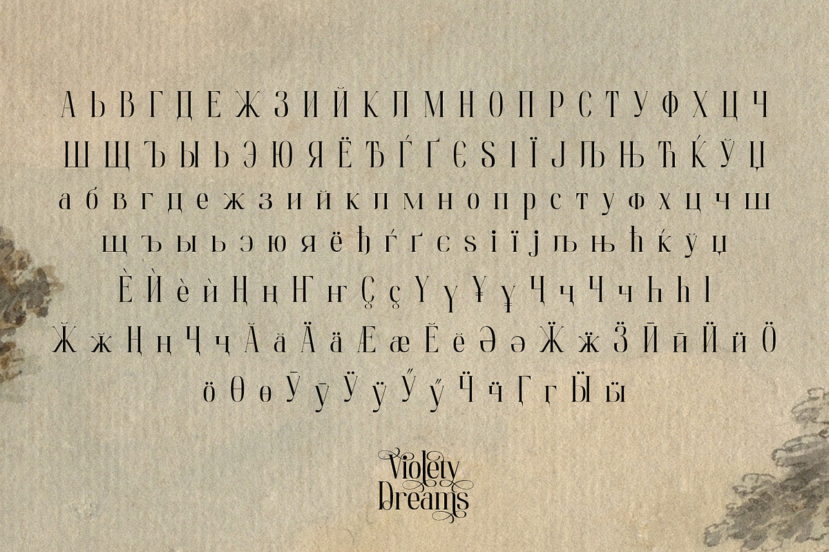 Violety Dreams, a Serif Font by Nathatype (Photo 8 of 10)