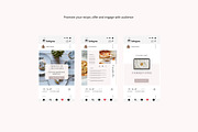 Food Instagram Templates Canva, a Social Media Template by Deepa Template Studio (Thumbnail 12 of 12)
