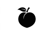 Peach Leaf Silhouette Collection, an Object Graphic by Designer_Momina (Thumbnail 2 of 3)