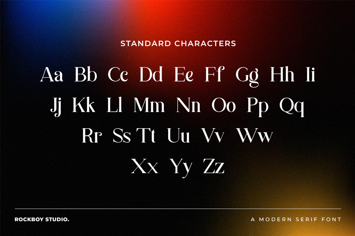 Racostane - Fashion Font, a Serif Font by RockboyStd (Photo 10 of 12)