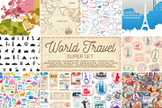 World Travel Super Set, a Texture Illustration by Pingebat (Thumbnail 1 of 16)