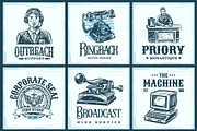 Vintage Business and Banking Icon, a Work Illustration by Creative Stall (Thumbnail 3 of 10)