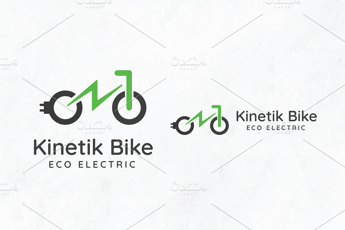 Kinetik - Electric & Eco E-Bike Logo, a Branding & Logo Template by Creattlle (Photo 1 of 4)
