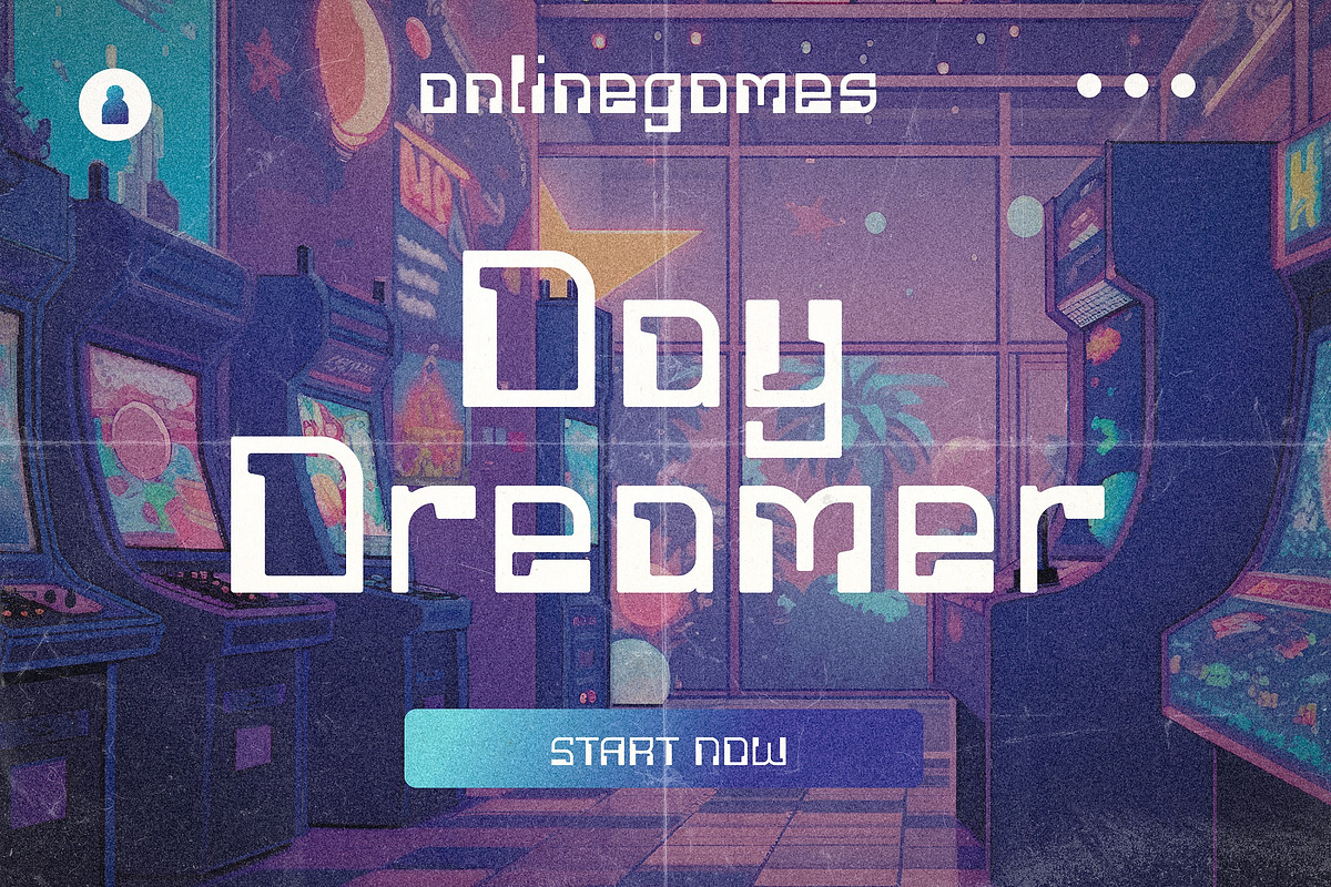 Digital Dreamer | 1980s CPU Font, a Sans Serif Font by HipFonts (Photo 8 of 11)