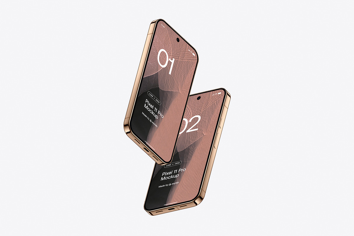 Google Pixel 11 Pro Mockups, an Android Mockup by Asylab (Photo 39 of 62)