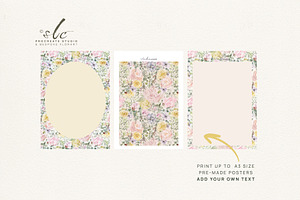 Whimsical Bridgerton Fleur, a Pattern Graphic by slowlivecreate