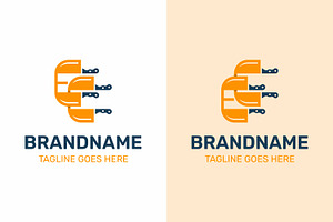 Letters CE EC Knife Logo Set, a Branding & Logo Template by Pray Art Design Studio