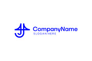 Letter J Blue Bridge Logo, a Branding & Logo Template by ika trisiana (Thumbnail 2 of 2)