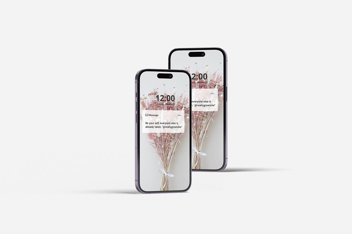 iPhone 14 Pro Mockup, an iPhone Mockup by zuhraabdullah (Photo 15 of 28)