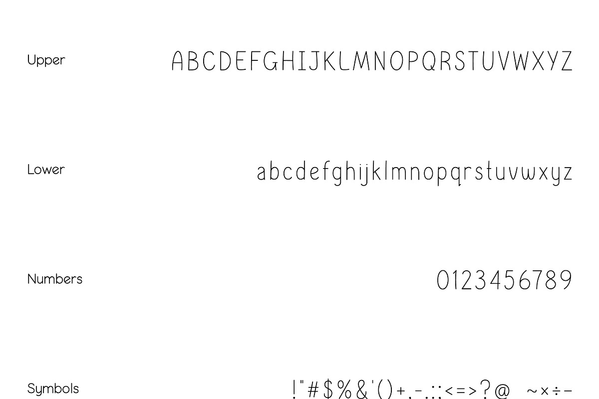 Office Notes Font, a Handwritten Font by noonsun (Photo 5 of 5)