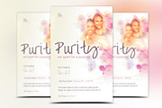 Purity Church Flyer Template, a Flyer Template by Godserv Designs (Thumbnail 2 of 4)