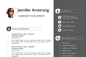 Pure Resume Template For Word