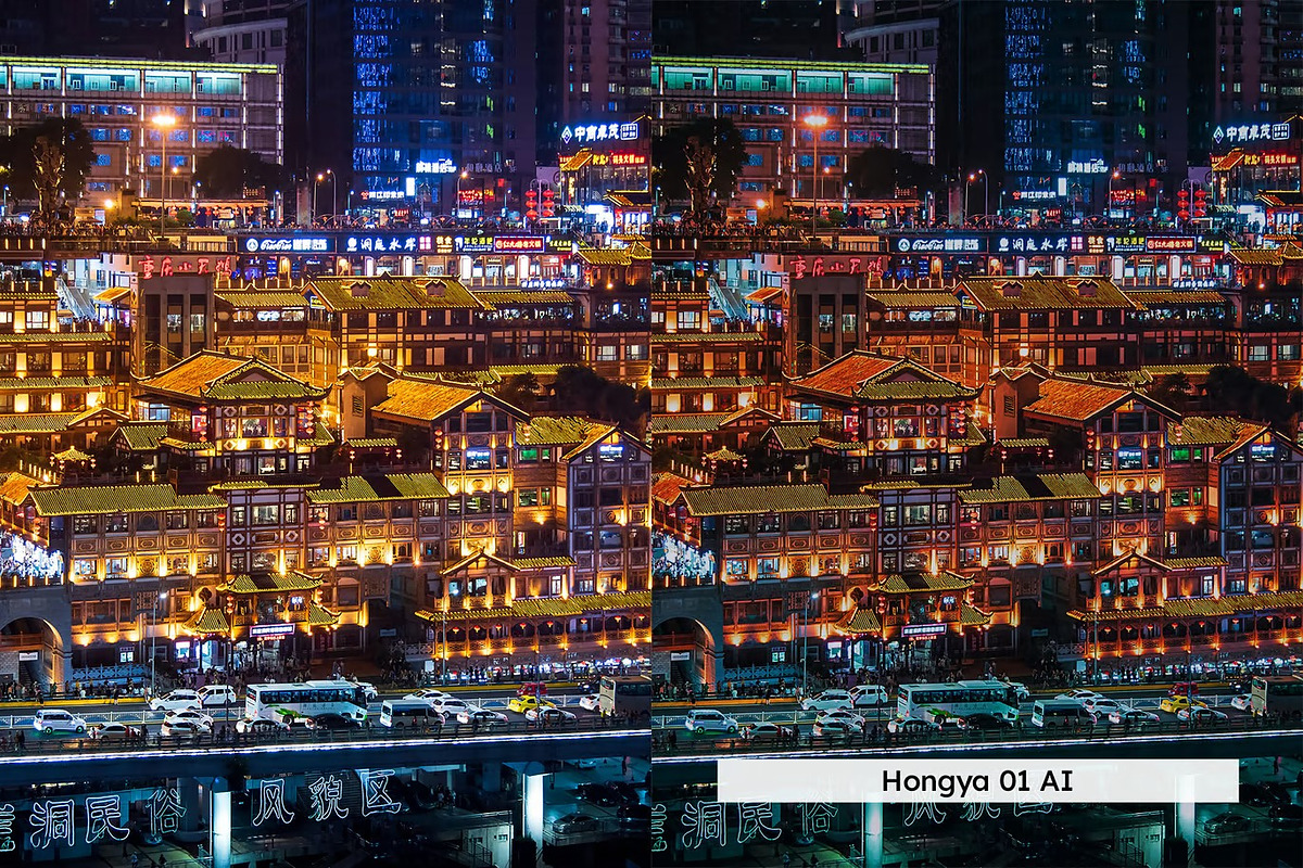 20 Chongqing Lightroom Preset & LUTs, a Preset Add-On by skybluecreative (Photo 7 of 13)