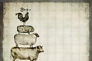 Farm Living Clipart & Backgrounds, an Animal Illustration by Le Paper Cafe (Thumbnail 5 of 5)