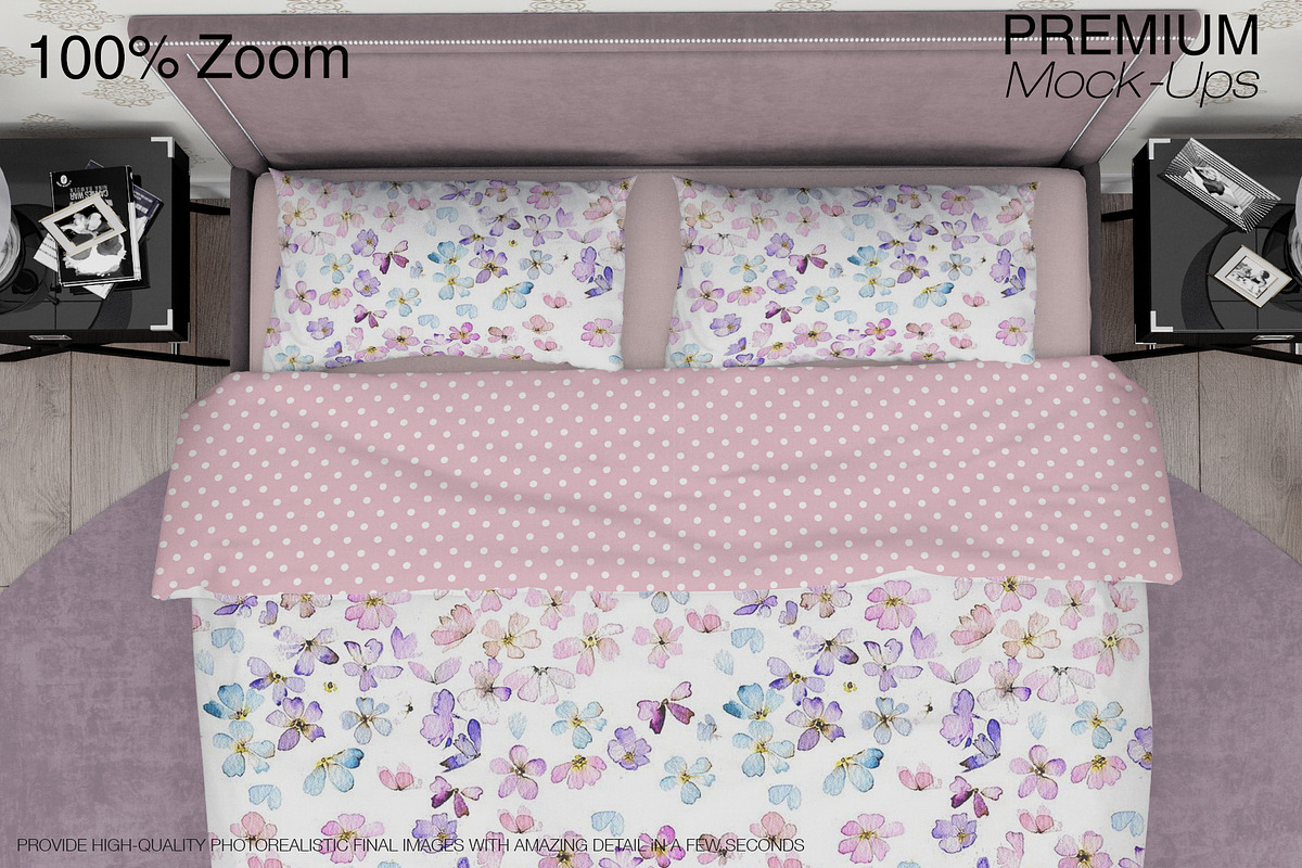 Bedding Mockups - Duvet Sheet Shams, a Product Mockup by mock-ups (Photo 21 of 22)