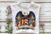 USA 250th Anniversary Patriotic Png, an Illustration by CraftArtStudio (Thumbnail 3 of 4)