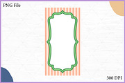 Striped Coquette Frame Vector Bundle, a Decorative Illustration by Gfx Expert Team (Thumbnail 6 of 10)