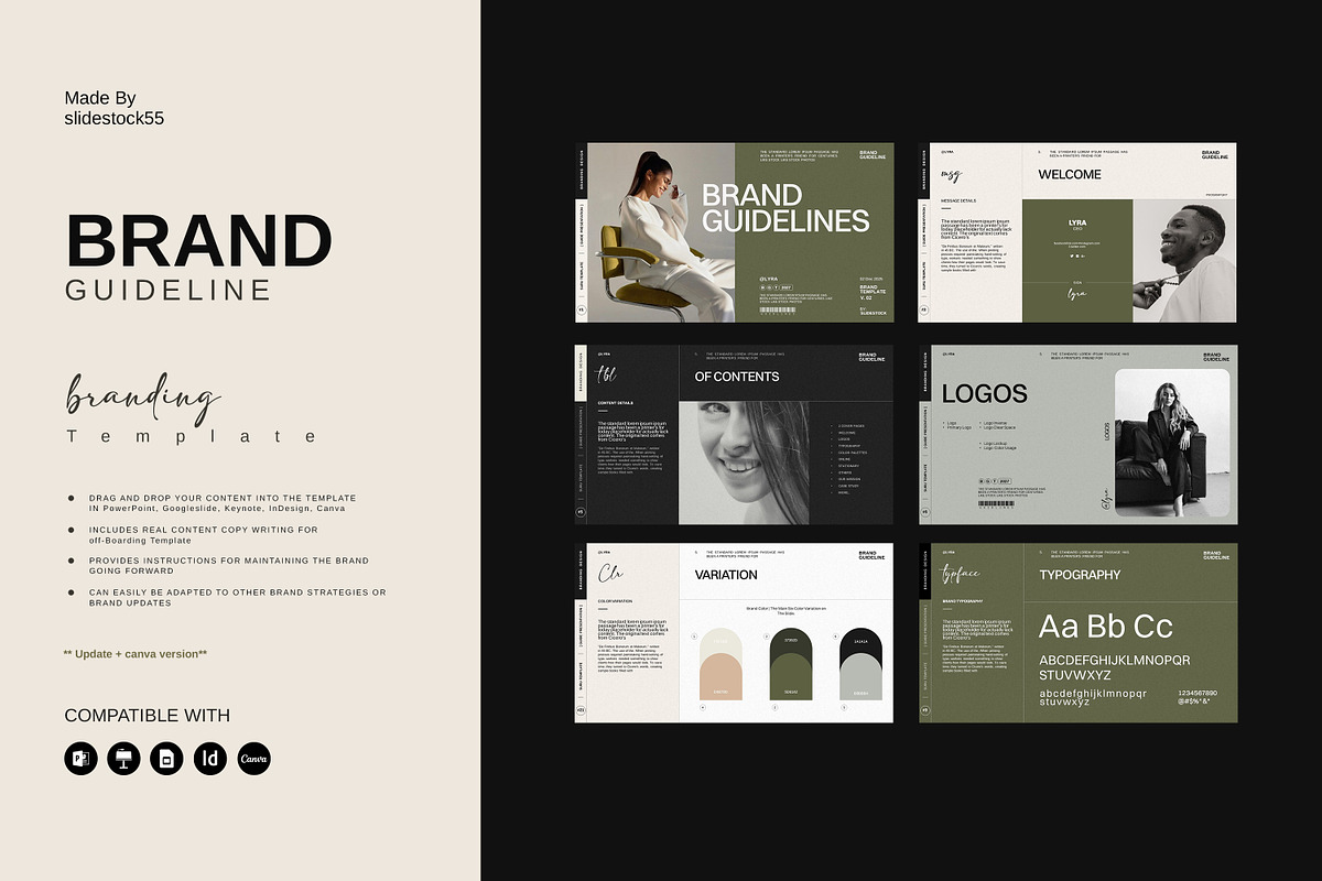 Lyra | Brand Guidelines, a Presentation Template by slidestock55 (Photo 3 of 17)
