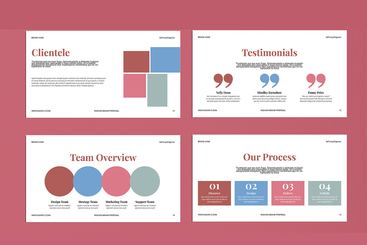 Brand Portfolio Presentation, a Presentation Template by MightyDesign (Photo 5 of 9)