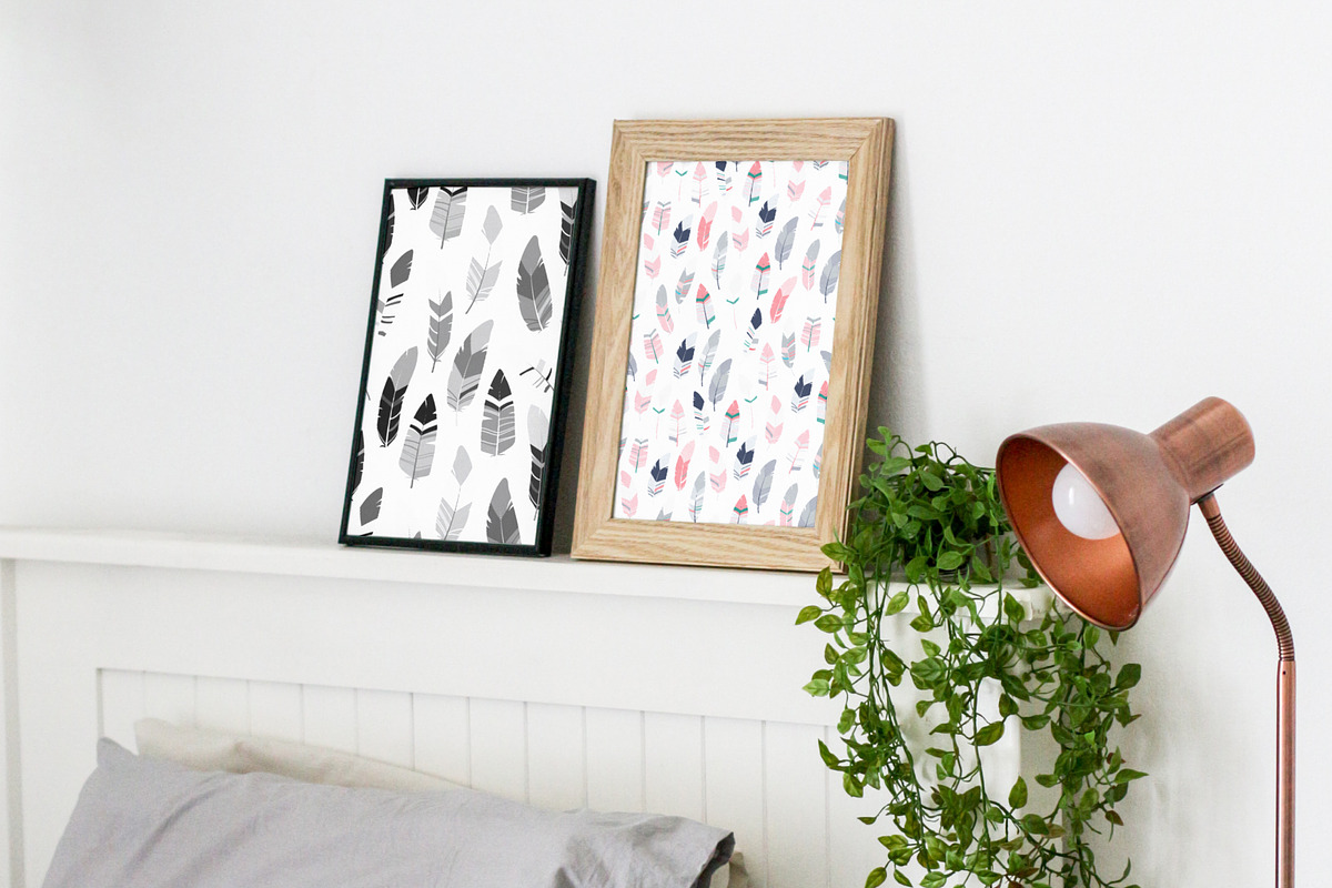 Feathers. Patterns, a Pattern Graphic by helgascandinavus (Photo 6 of 6)