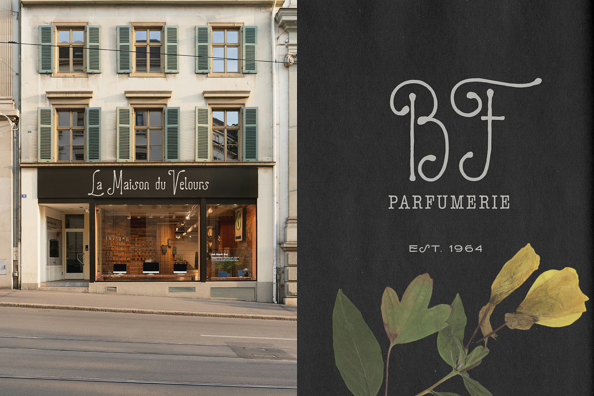 ParfumDeMinuit Modern Vintage Script, a Sans Serif Font by Struvictory.art (Photo 7 of 9)